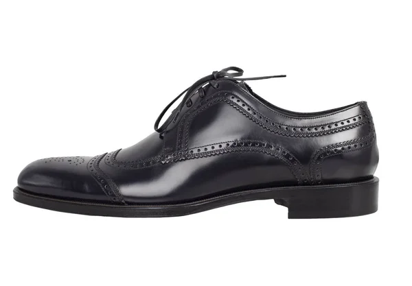Zapatos negros para hombre - aislados . —  Fotos de Stock