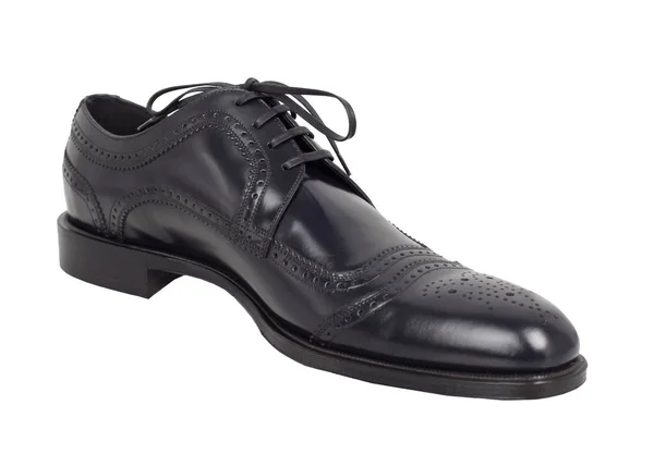 Zapatos clásicos oscuros para hombre - aislados . —  Fotos de Stock
