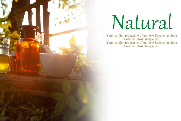 Natuurlijke therapie - vrije ruimte voor uw tekst. — Stockfoto