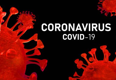 3D rander Covid-19 virüsünün tek hücresi, Coronavirus. Dünya Sağlık Örgütü 'nün salgınları duyurduğu kişi.