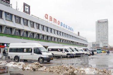 Moskova Merkez Otogar Park minibüs