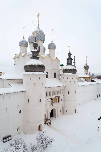Voskresenskaya (Nadvratnaya) Cathédrale de Rostov Kremlin. Russie — Photo