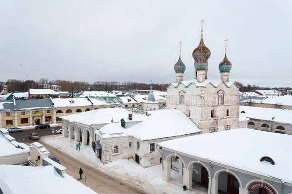 Spasky (kuuroorden nb Torgu) kathedraal in Rostov Veliki, Rusland. — Stockfoto