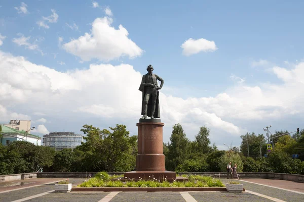 Памятник Александру Суворову в Москве 21.07.2017 — стоковое фото