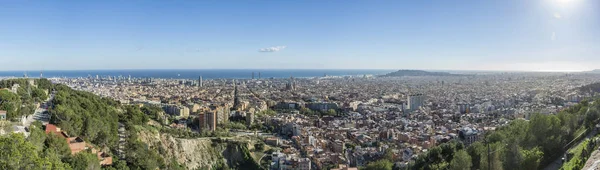 Склад панорама Барселони — стокове фото