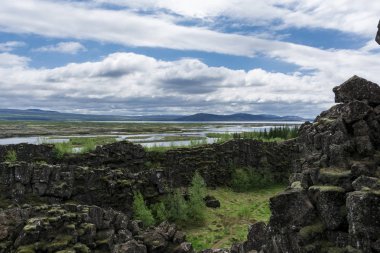 İzlanda 'daki Thingvellir Ulusal Parkı