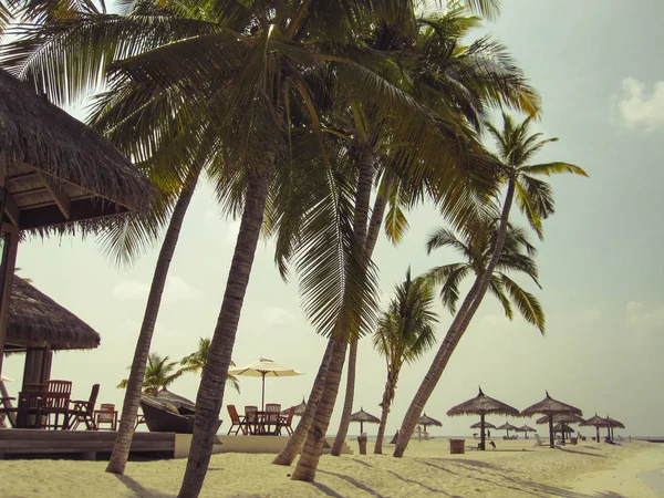 Resort tropical em Maldivas — Fotografia de Stock