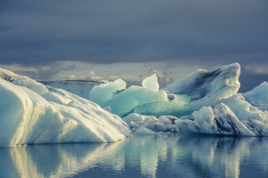Blue Ice, Icelake Jokulsarlon. İzlanda