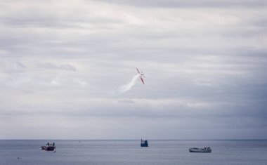 Tarragona, İspanya - 29 Nisan 2017: Repsol Bravo3 takım gösterisinde Tarragona