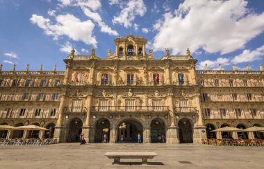 Plaza mayor Salamanca, İspanya