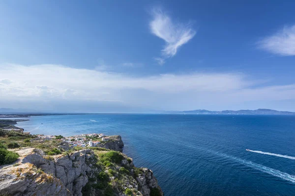 Rosa Golf an der costa brava vom montgo cape, katalonien, spanien — Stockfoto