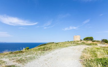 Montgo kule Lescala, Costa Brava, İspanya