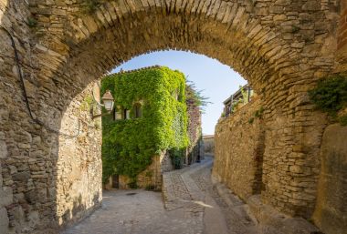 Peratallada, İspanya'nın eski ortaçağ şehir