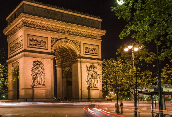 Łuk Triumfalny w Paryżu, Francja — Zdjęcie stockowe