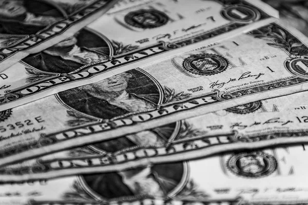 US one dollar bills closeup, united states money