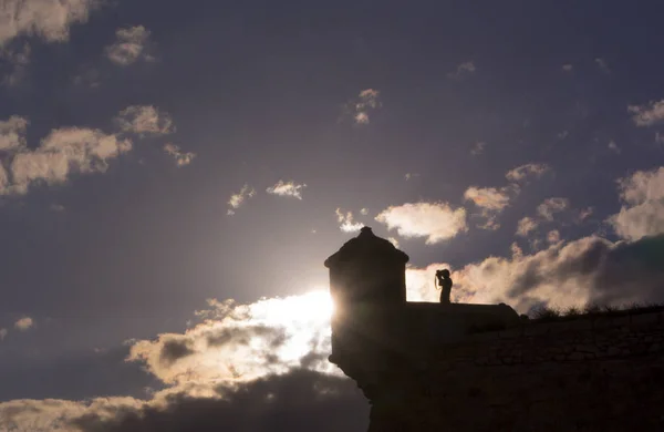 Torre del Castello di Alicante. Spagna . — Foto Stock