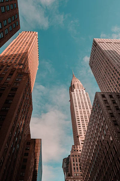 New York City Midtown kontor skyskrapor byggnader — Stockfoto