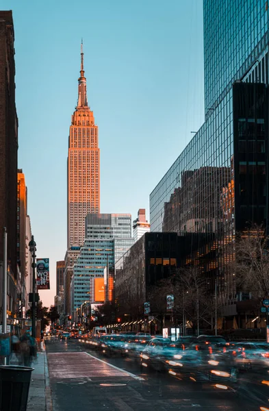 El Empire State Building en Nueva York, EE.UU. . —  Fotos de Stock