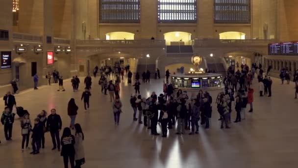 Hall principal Grand Central Terminal, Nueva York — Vídeo de stock