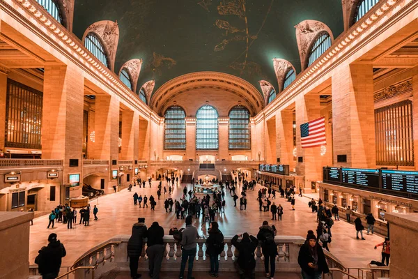 Główny hall Grand Central Terminal, Nowy Jork — Zdjęcie stockowe