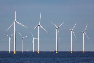 Hollandalı kıyısından offshore çiftlik windturbines