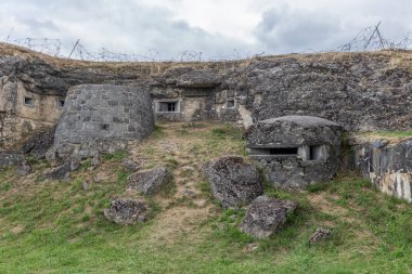 Verdun Fransa yakınındaki 1.Dünya Savaşı Fortess Douaumont