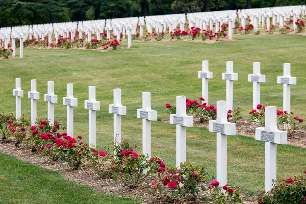 Begraafplaats eerste Wereldoorlog soldaten stierven tijdens de slag om Verdun, Fran — Stockfoto