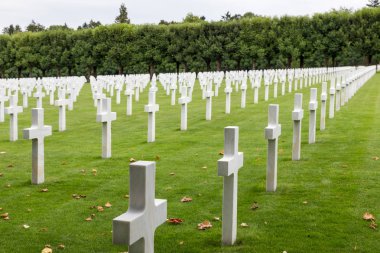Verdun Savaşı ölen Amerikan Mezarlığı 1.Dünya Savaşı askerler