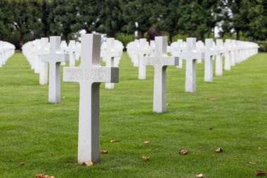 Verdun Savaşı ölen Amerikan Mezarlığı 1.Dünya Savaşı askerler