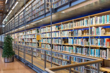 Kütüphane Teknik Üniversitesi Delft Hollanda