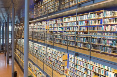 Kütüphane Teknik Üniversitesi Delft Hollanda