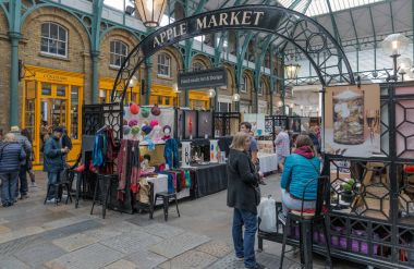  Covent Garden Market, Londra, İngiltere'de ana turistik