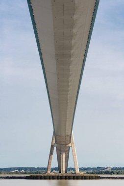 Pont de Normandie over river Seine in France
