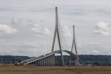 Pont de Normandie, Fransa 'da Seine Nehri' ni geçen köprü.