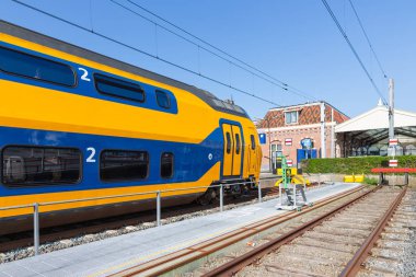 Tren istasyonu Enkhuizen, Hollanda şehir içi tren