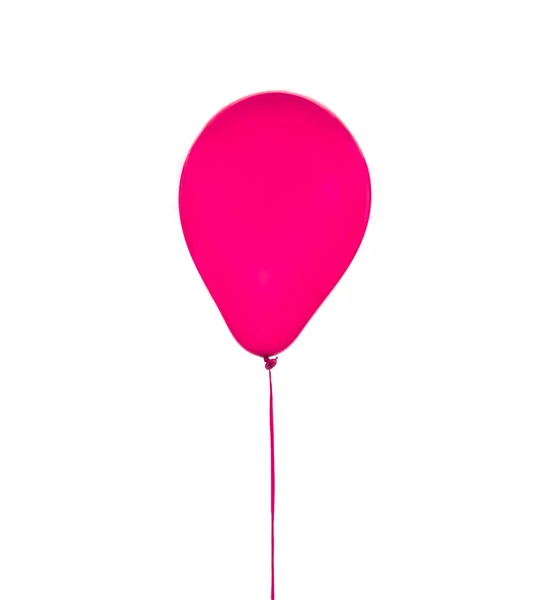 Purple balloon for birthday and celebrations isolated on white background — Stock Photo, Image