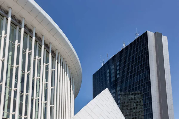 Konserthuset, Philharmonia och European Convention Center i Luxemburg — Stockfoto