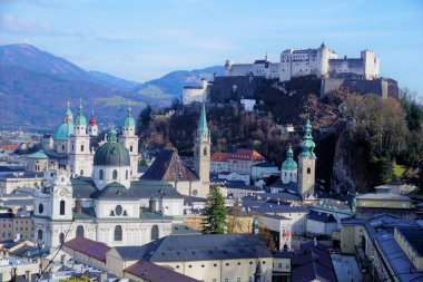 Salzburg ve Fortress Hohensalzburg