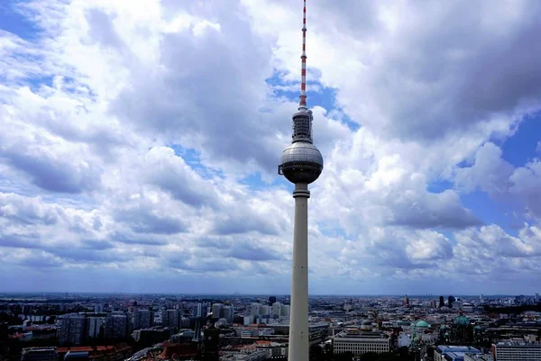 Вид на Берлін з телевежа — стокове фото