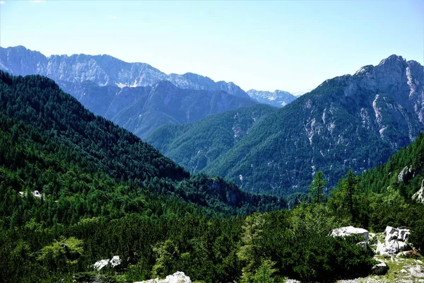 Triglav national park in the soca valley — Stock Photo, Image