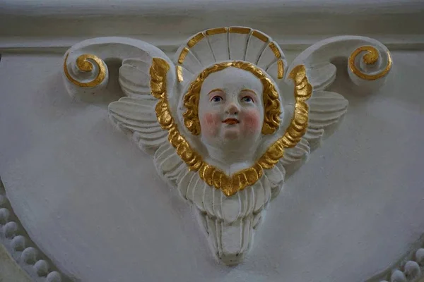 Anjo na Abadia de Marienberg Burgeis — Fotografia de Stock
