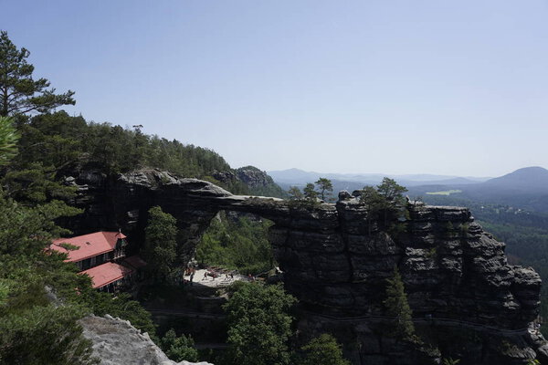 Пребишторские ворота Pravcicka brana в Чехии, Чехия
