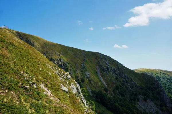 Felsflanke Des Hohneck Den Vogesen Frankreich — Stockfoto