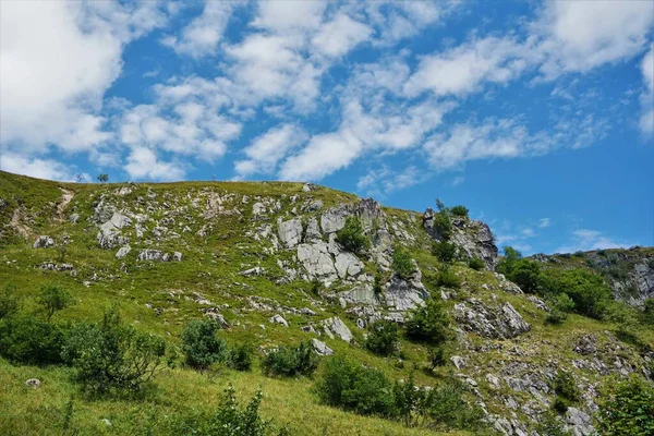 Rotsachtige Heuvel Vogezen Grand Est Frankrijk — Stockfoto
