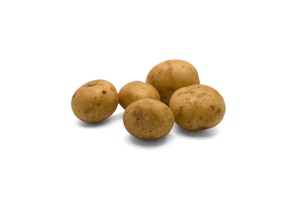 Potatoes isolated on white background — Stock Photo, Image