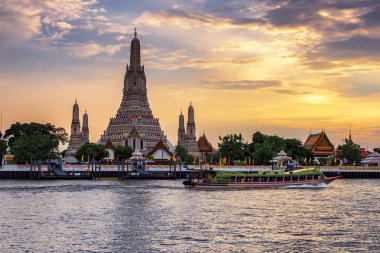 Wat Arun Şafak Tapınağı Büyük Pagoda Turist Gezisi