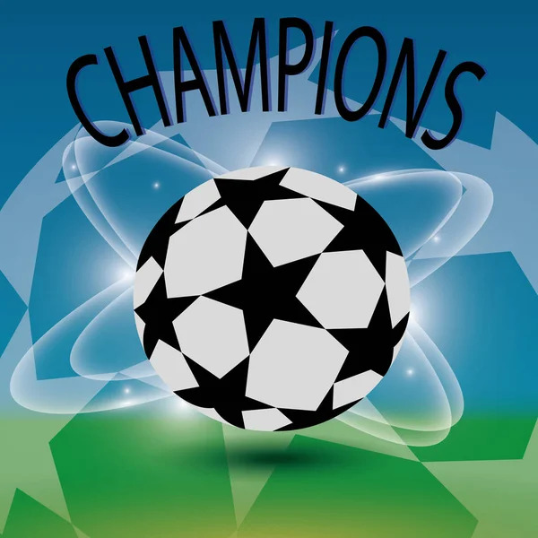 Champion sports league logo, emblem, badge. — Stock Vector