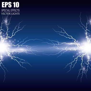 Elektrik şarj vektör. Saydam bir arka plan üzerinde çizimler.