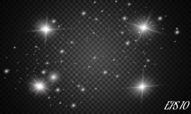 Vektör izole bir projektör. Işık efekti 