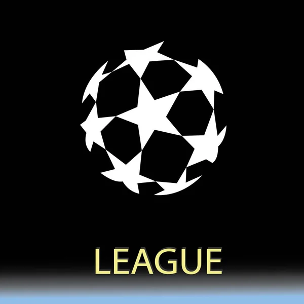 Championne de la ligue sportive logo, emblème, insigne . — Image vectorielle